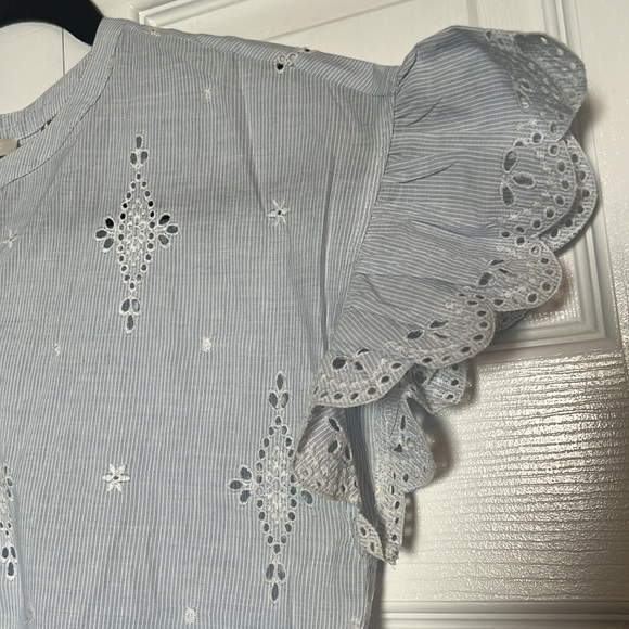 Joie Embroidered Lace Top - Picture 3 of 12